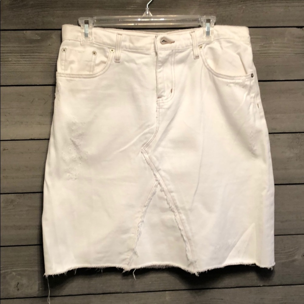 Ralph Lauren white denim Skirt